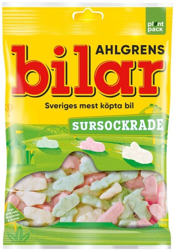 Petites Voitures Ahlgrens Acidulées — Ahlgrens, bonbons suédois