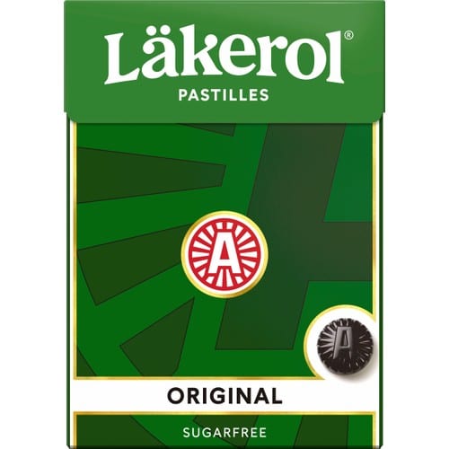 Pastilles Läkerol Original Sans Sucre  — Läkerol, bonbons suédois