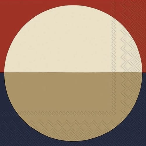 Serviettes en papier Marimekko Viitta Cream — Marimekko, art de la table suédois