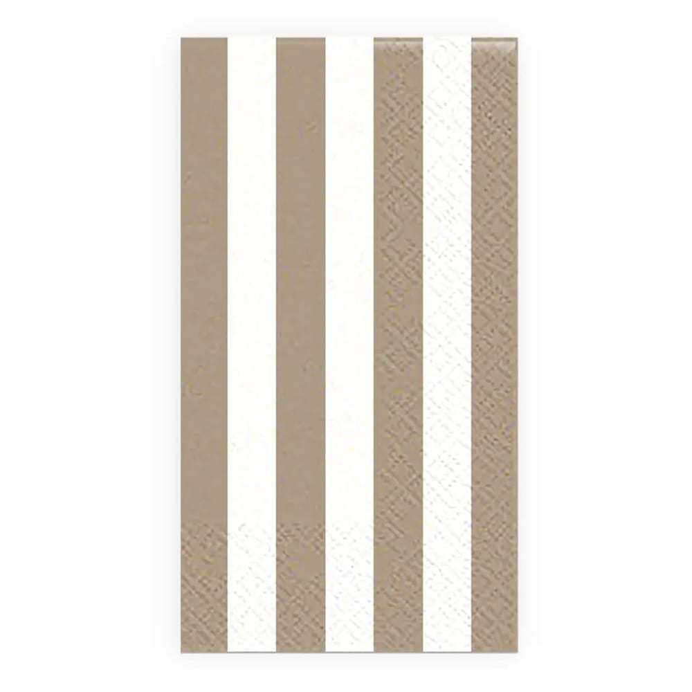 Serviettes en papier P Design Stripy Beige — P Design, art de la table suédois